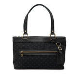 ルイ ヴィトン モノグラムミニ ルシーユPM ハンドバッグ M92680 TSTブルー キャンバス レザー レディース LOUIS VUITTON 【中古】